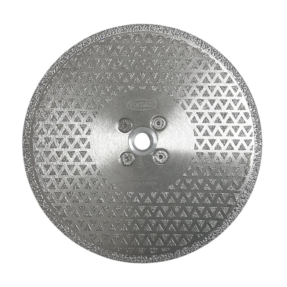 TOMAX ELEKTROLİZE ELMAS KESİCİ FLANŞLI 180x22.2