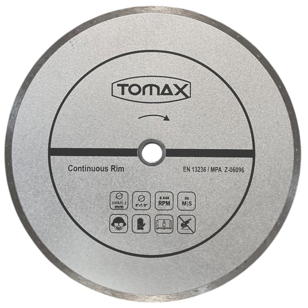TOMAX SÜREKLİ ELMAS KESİCİ 230x2.4x22
