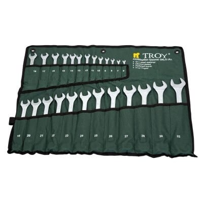 TROY 21525 Kombine Anahtar Takımı (25 Parça, 6-32mm)