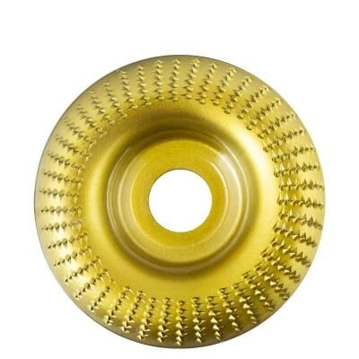 TROY 25070 Avuç Taşlamalar için Ahşap Törpü Diski, Toroidal, 100mm