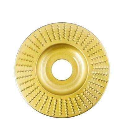 TROY 25071 Avuç Taşlamalar için Ahşap Törpü Diski, Düz Yassı, 100mm