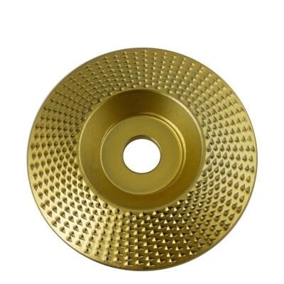 TROY 25072 Avuç Taşlamalar için Ahşap Törpü Diski, Konik, 100mm