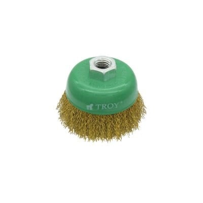 TROY 27710-75 Saçaklı Çanak Fırça (75mm)