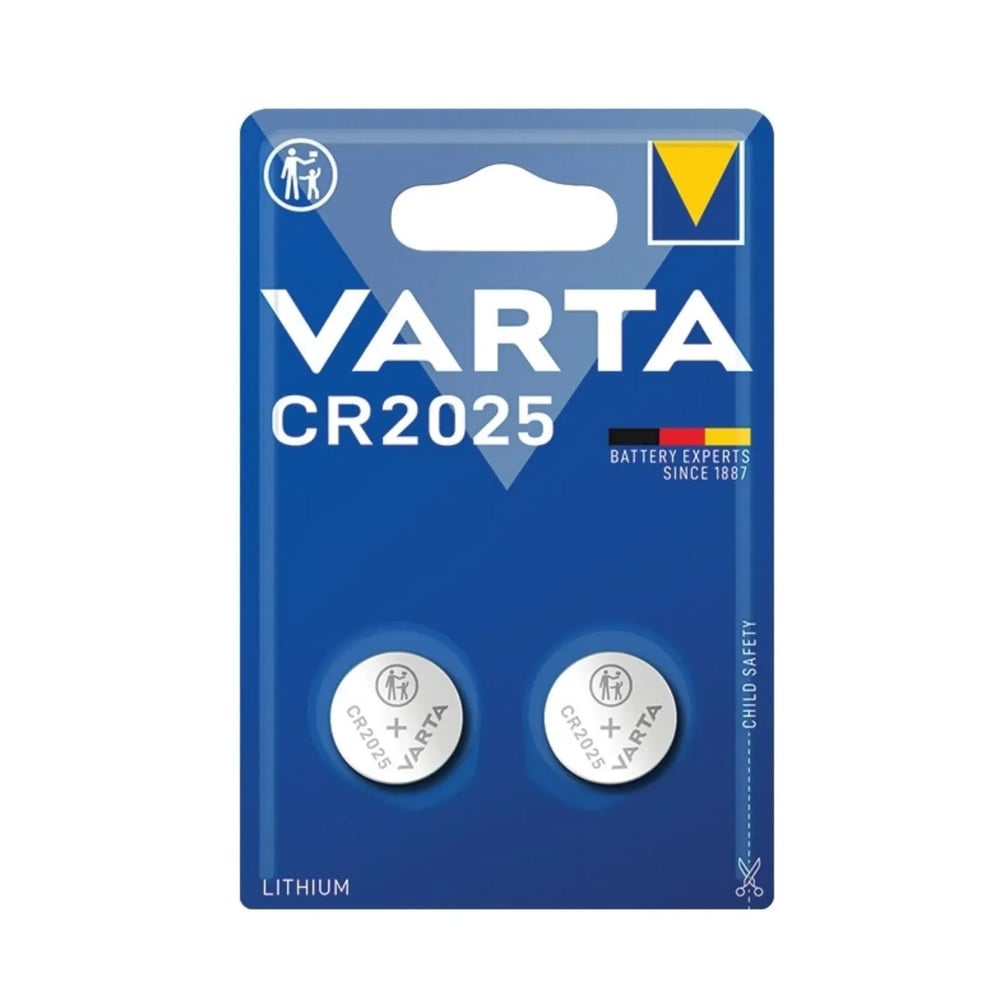 VARTA CR2025 ELEKT.DÜĞME PİL 6422 (PK 2 Lİ) 746439