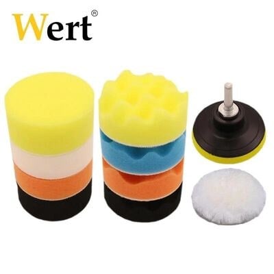 WERT 9014 Pasta Cila Polisaj Sünger Seti, 11 Parça