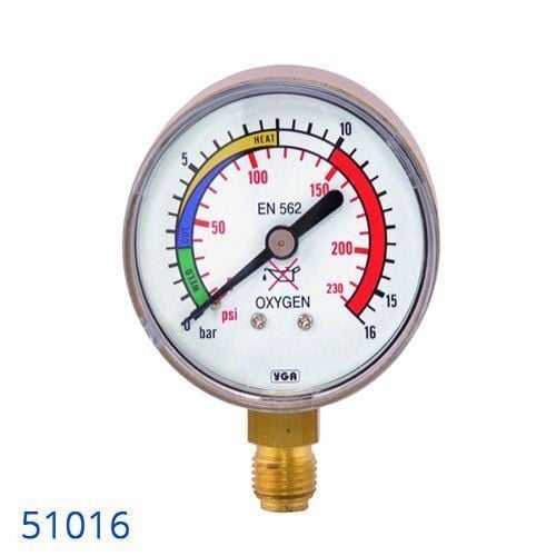 Yıldız 51016 Basınç Göstergesi Oksijen Çıkış