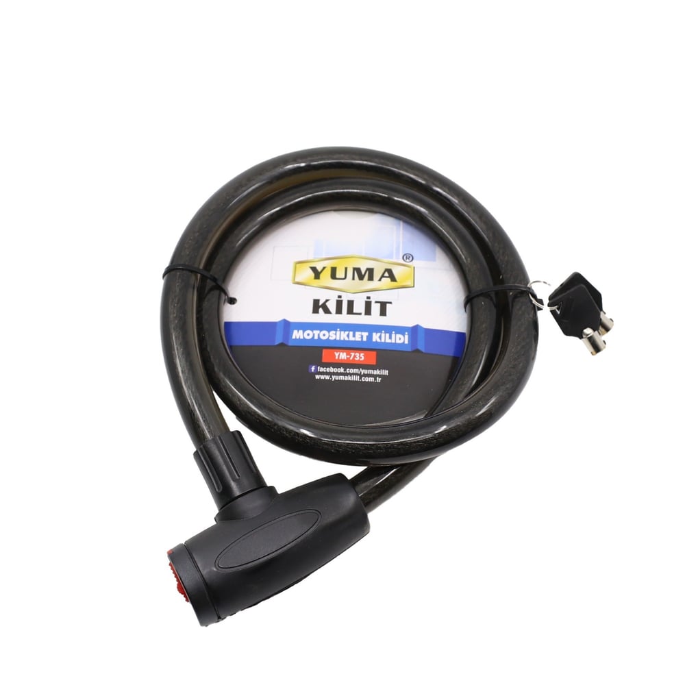 YUMA MOTORBİSİKLET KİLİDİ 20X120 CM YM-735