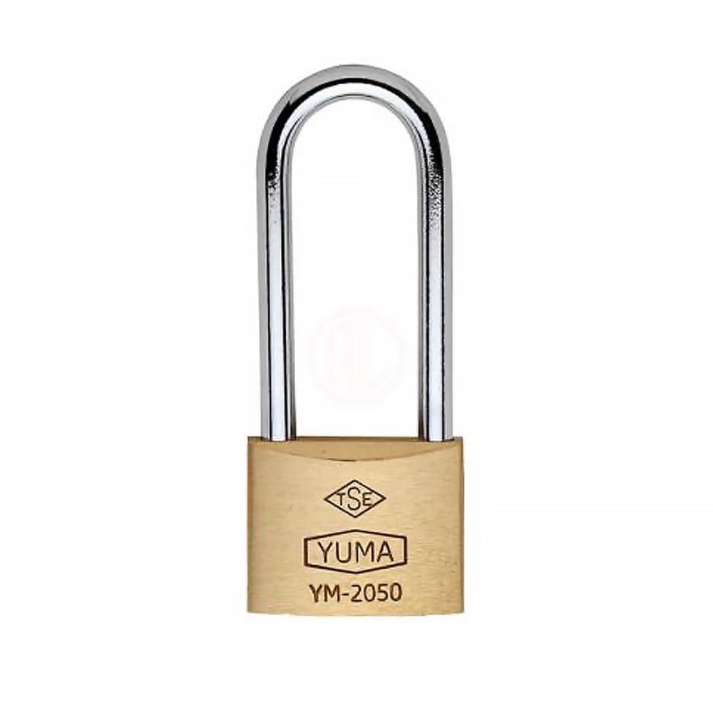 YUMA PİRİNÇ ASMA KİLİT UZUN 50 MM YM-2050L