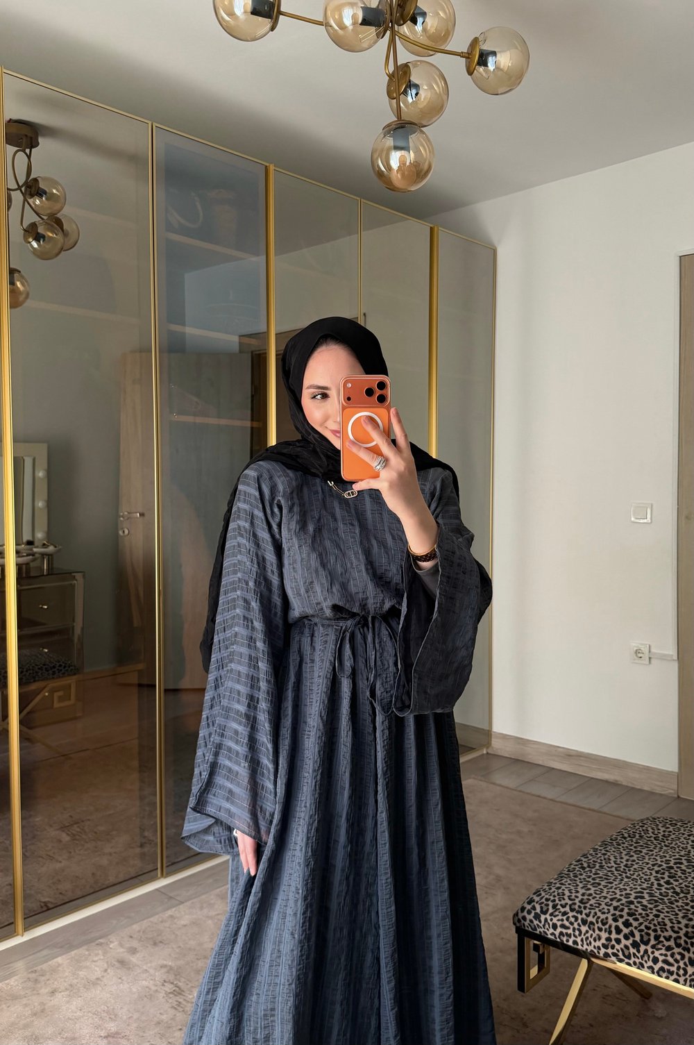 AZUR ETEK FORMLU PANTOLON TAKIM ANRASİT