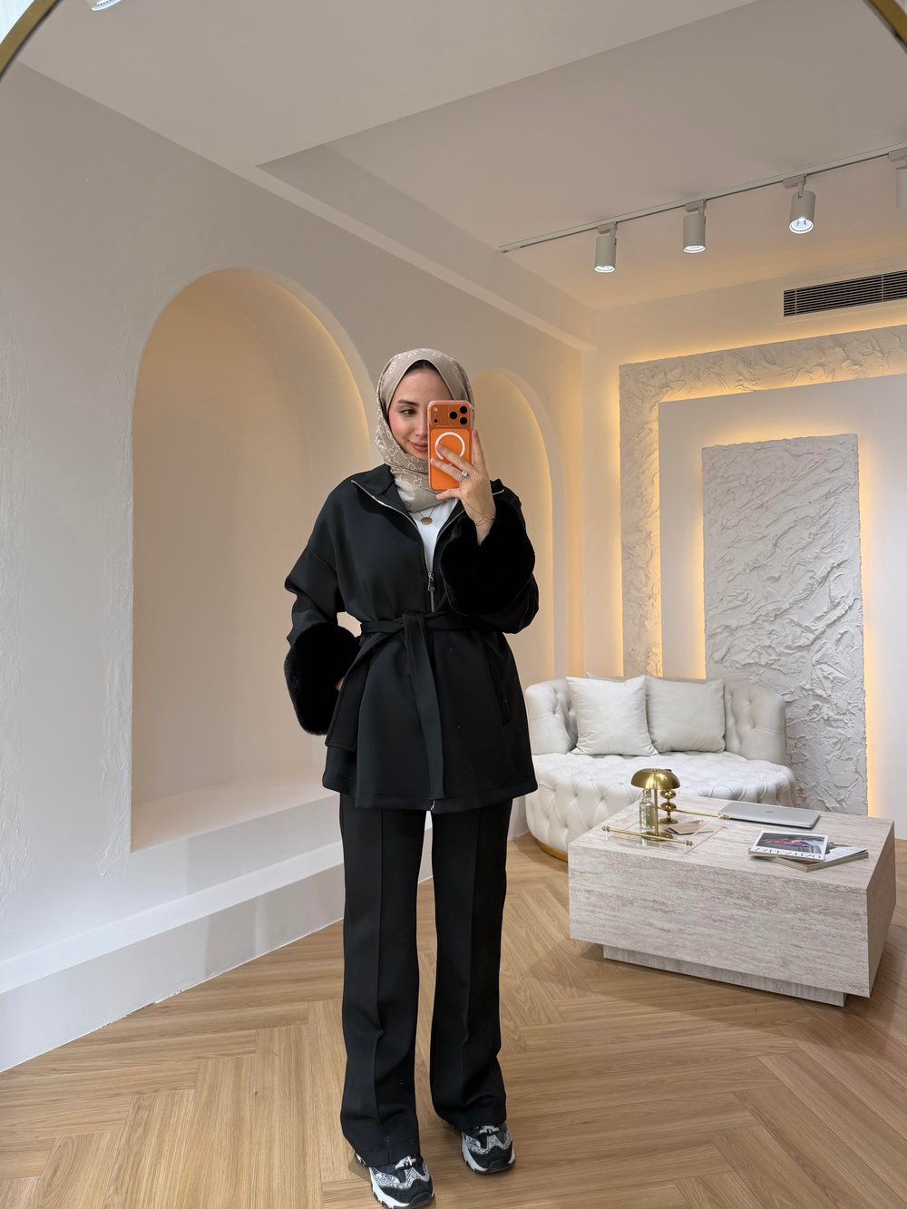 COZY KOLU KÜRKLÜ SCUBA TAKIM