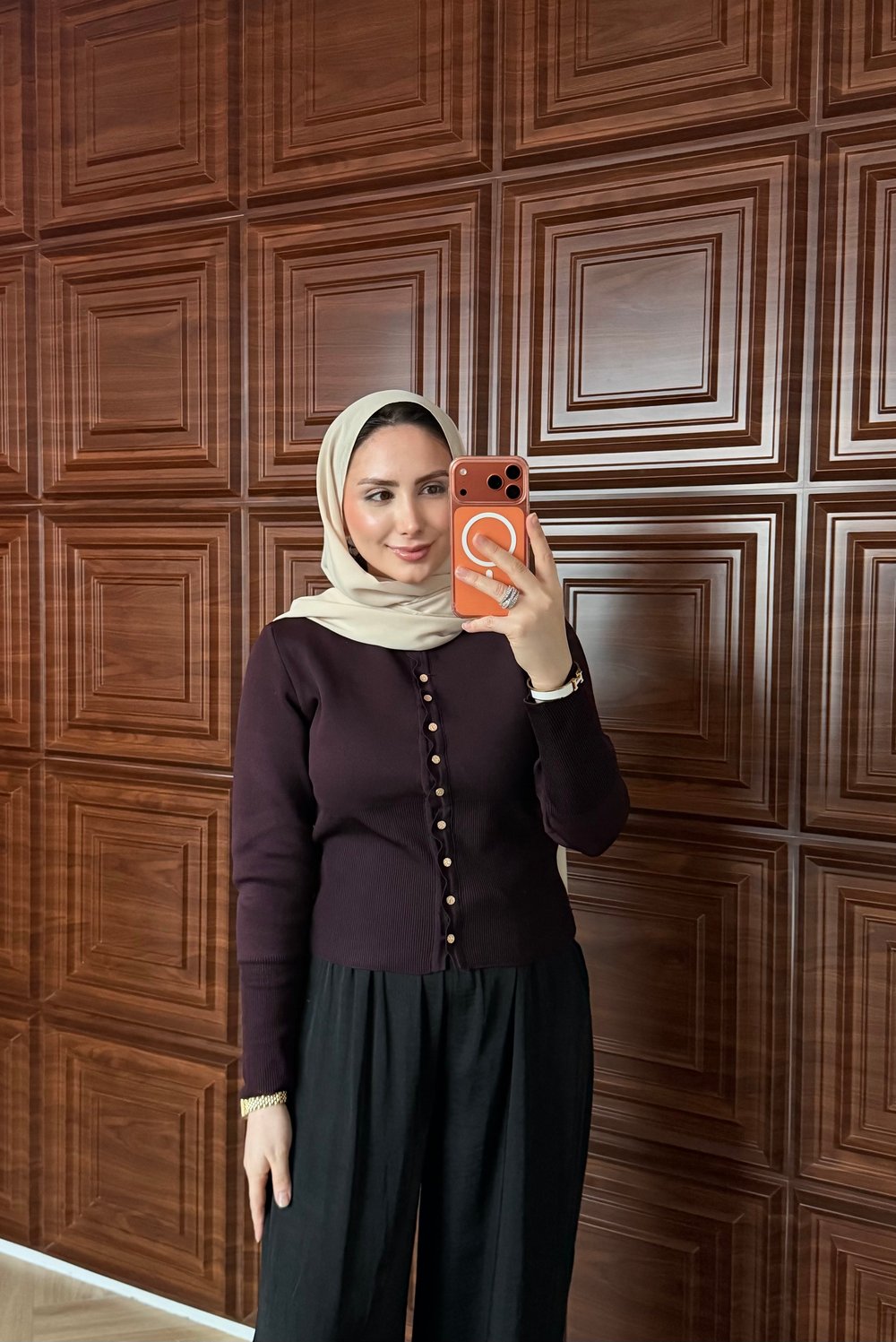 FLOWER MERSERİZE HIRKA MÜRDÜM