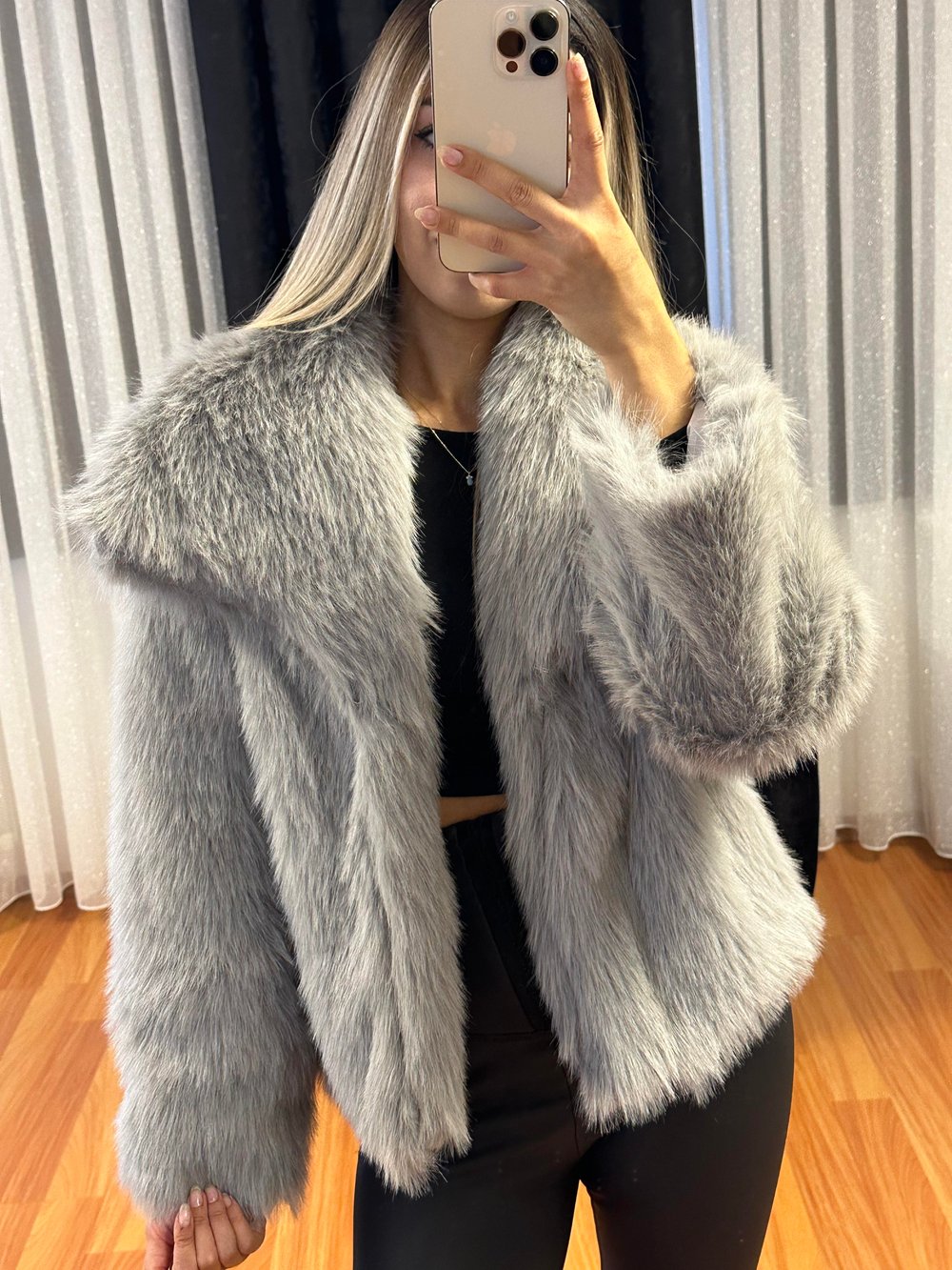 Lolita Kürk Gri