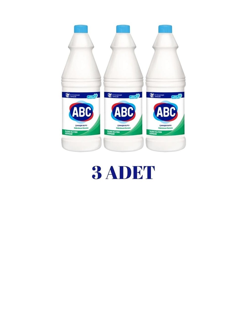 ABC Ultra Maksimum Koruma Çamaşır Suyu 1 Lt x 3 Adet