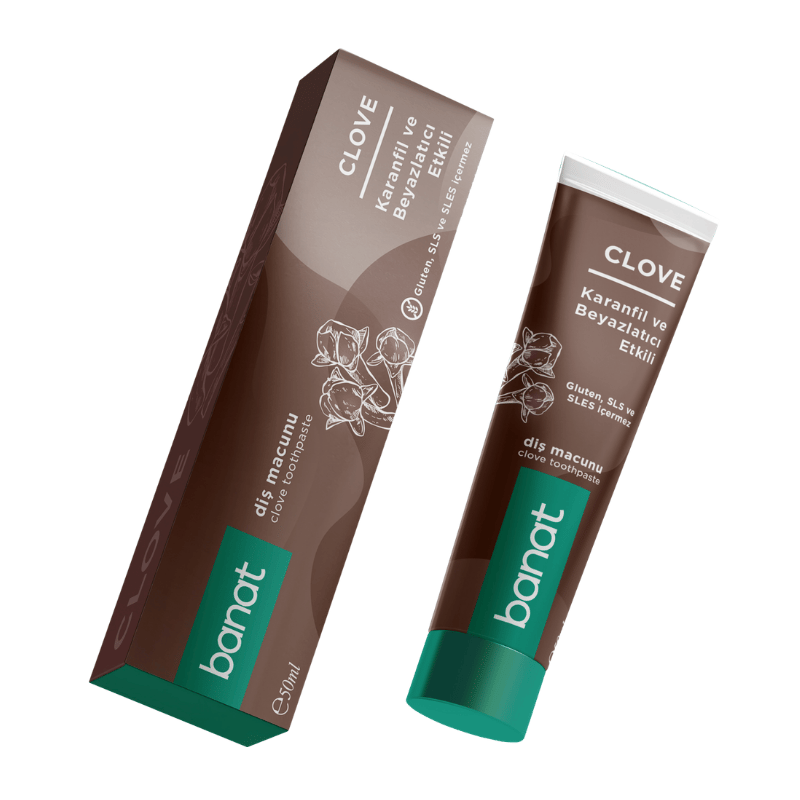 Banat Set Clove Avantajlı Paket (Diş Fırçası + 50 Ml Diş Macunu)-(Orta)