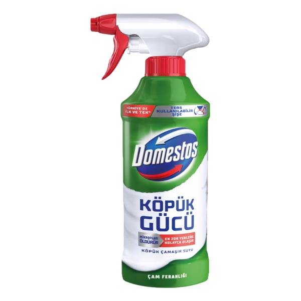 Domestos Köpük Gücü Çam Esintisi Çamaşır Suyu Sprey 450 Ml
