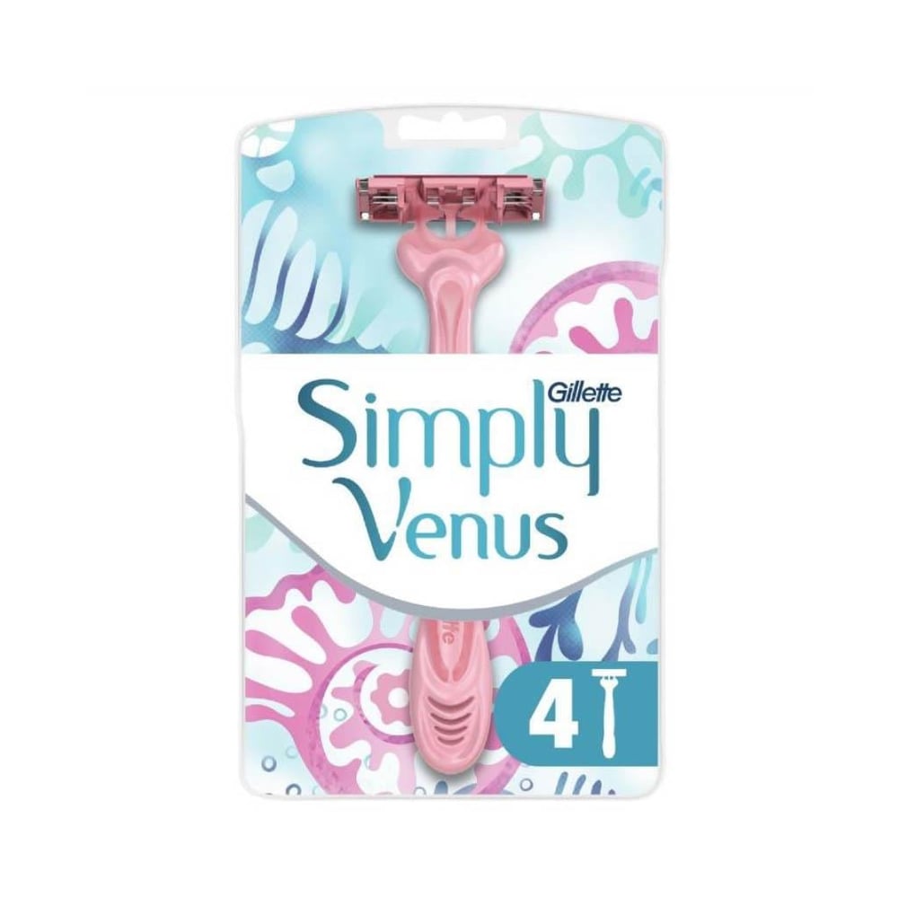 GILLETTE VENUS SIMPLY-3 4'LÜ POŞET