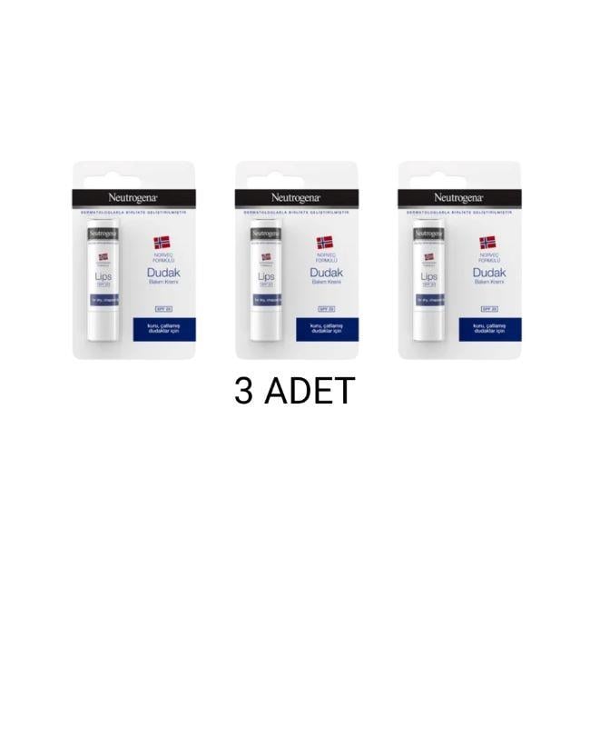 Neutrogena Dudak Bakım Kremi Spf20 3'Lü Set