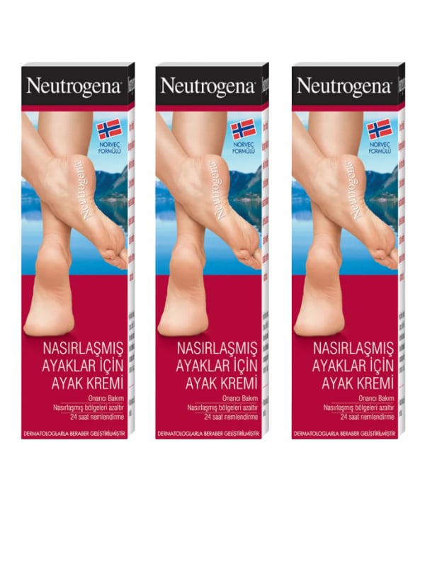 Neutrogena Nasırlaşmış Ayaklar Bakım Kremi 50 Ml 3 Adet
