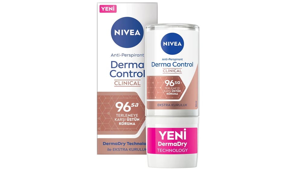 Nivea Derma Control Clınıcal Kadın Roll On  Deodorant 50 Ml