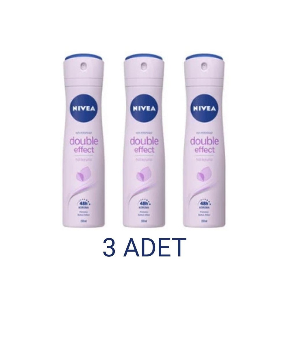 Nivea Double Effect Kadın Sprey Deodorant 150 Ml x 3 Adet