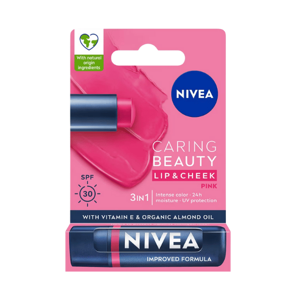 Nivea Renkli Dudak Nemlendirici Pink 4.8 g