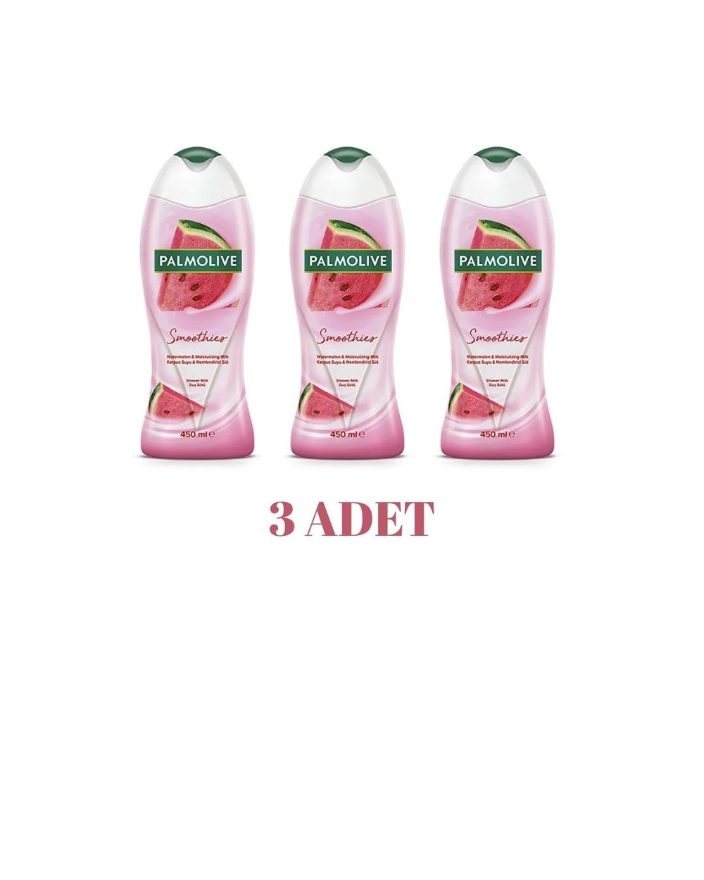 Palmolive Smoothies Karpuz Kokulu Banyo ve Duş Jeli 450x3 3'Lü