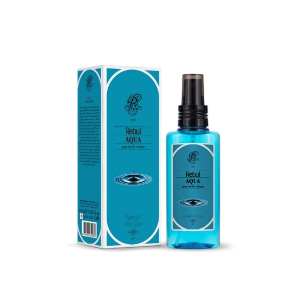 Rebul Kolonya Aqua Spreyli Pet Kutulu 125 Ml