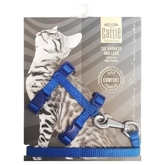  Cattie Ayarlanabilir Göğüs Tasması Mavi