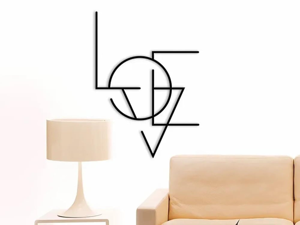  Odi3d Love Duvar Süsü