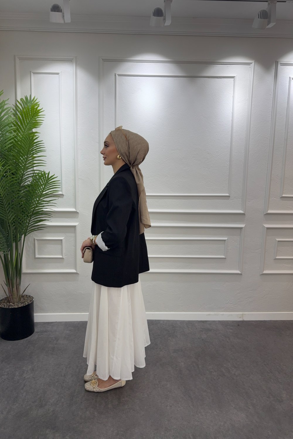 Poliviskon Blazer - Siyah