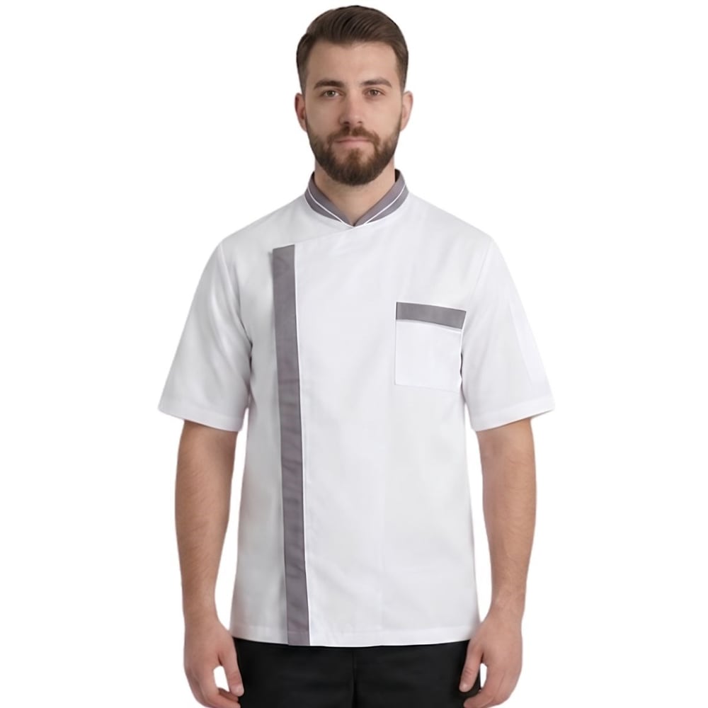 Formteks Aşçı Ceket Füme Verevli