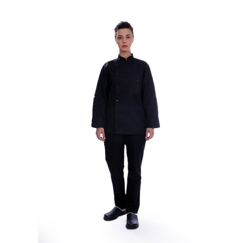 Formteks Aşçı Ceket  Unisex  Harman Gabardin Siyah