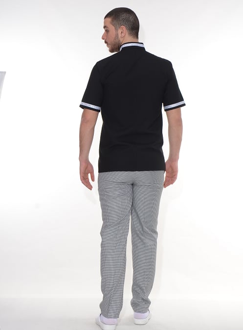 Formteks Aşçı Ceketi Siyah Tuğralı