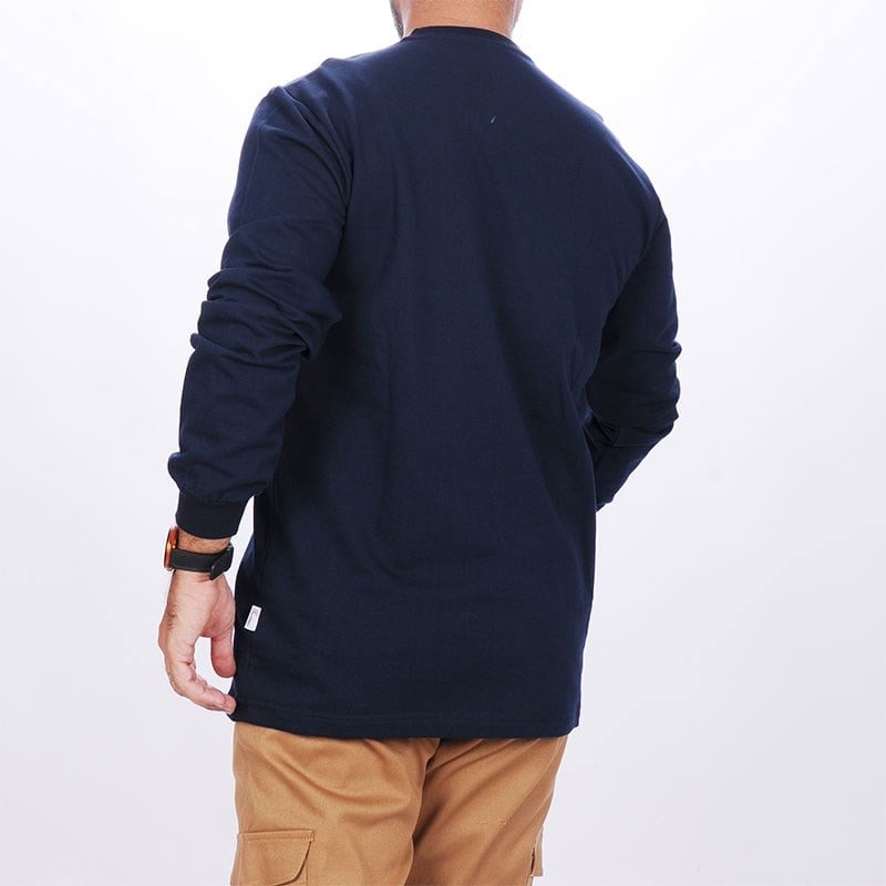 Formteks İş Sweatshirt Bisiklet Yaka Lacivert