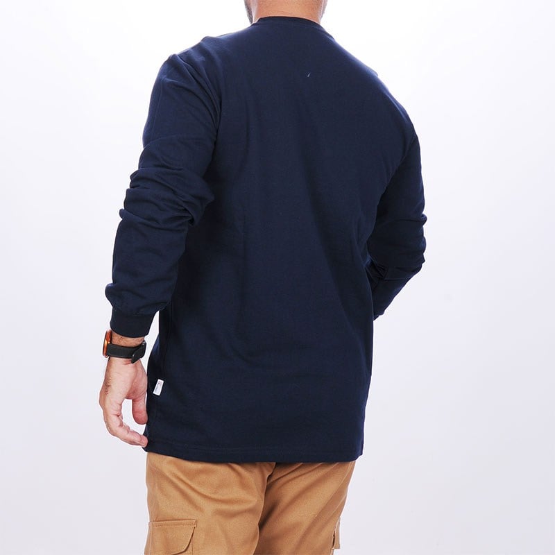 Formteks İş Sweatshirt Bisiklet Yaka Lacivert