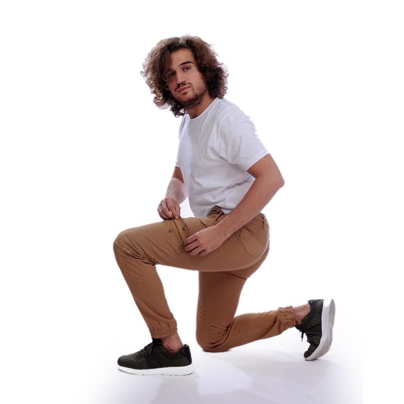 Formteks Kargo Cepli Jogger İş Pantolonu Camel