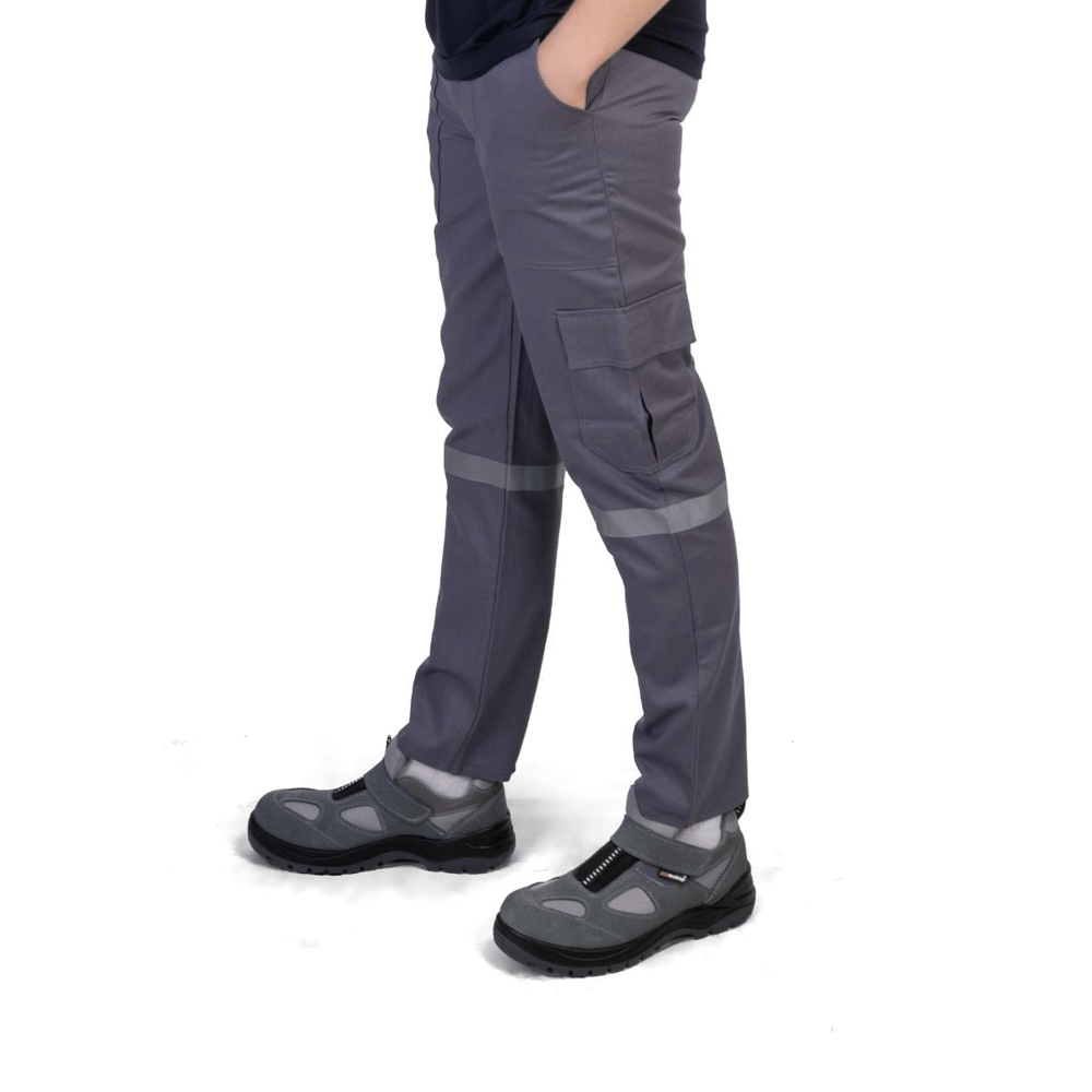 Formteks Kargo Pantolon 16/12 Gabardin Reflektörlü Gri
