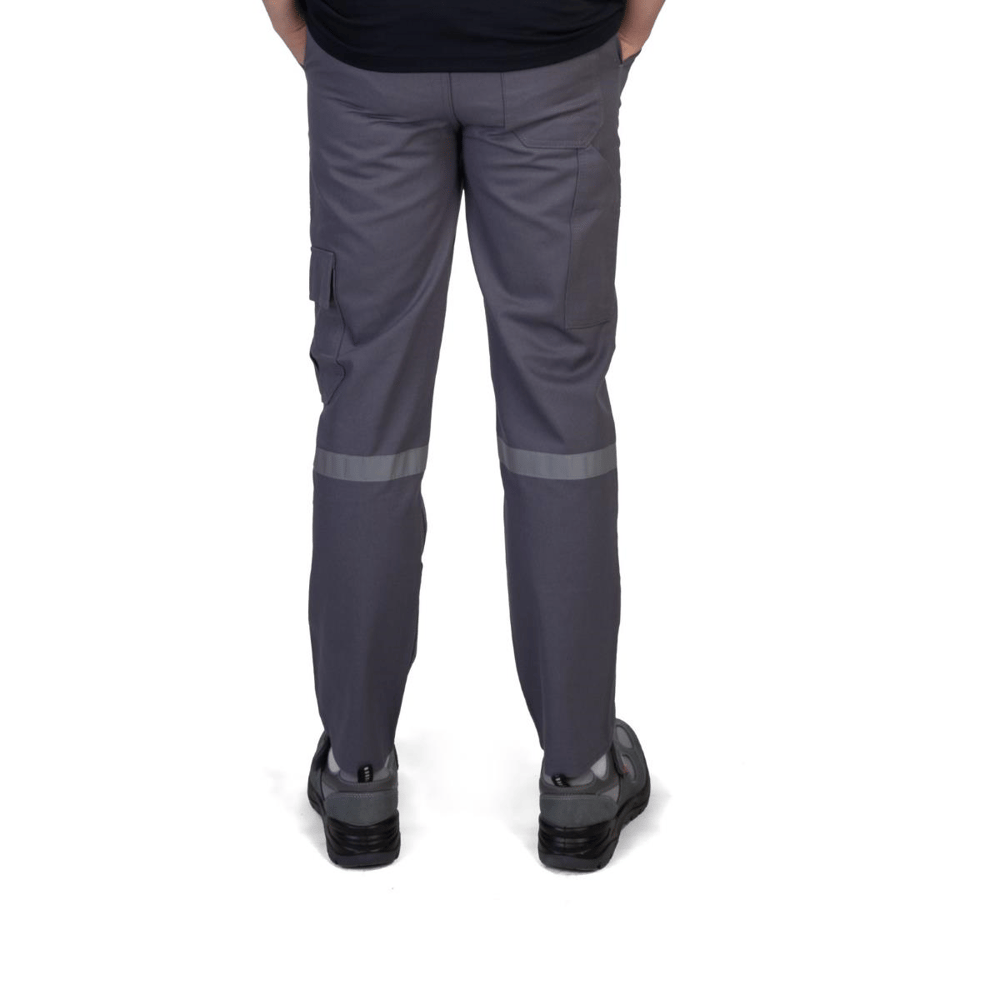 Formteks Kargo Pantolon 16/12 Gabardin Reflektörlü Gri
