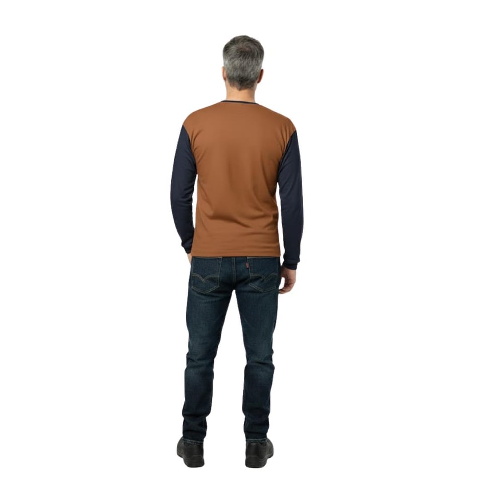 Formteks Kot Kaplamalı Kaynakçı Sweatshirt Kahverengi