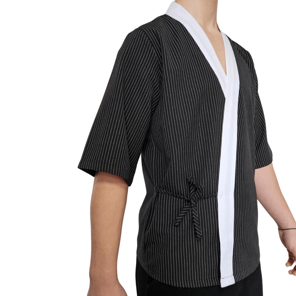 Formteks Sushi Şef Kimono Ceketi Çizgili