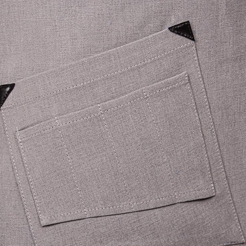 Formteks Toka Ayarlı Barista Gri  Önlük