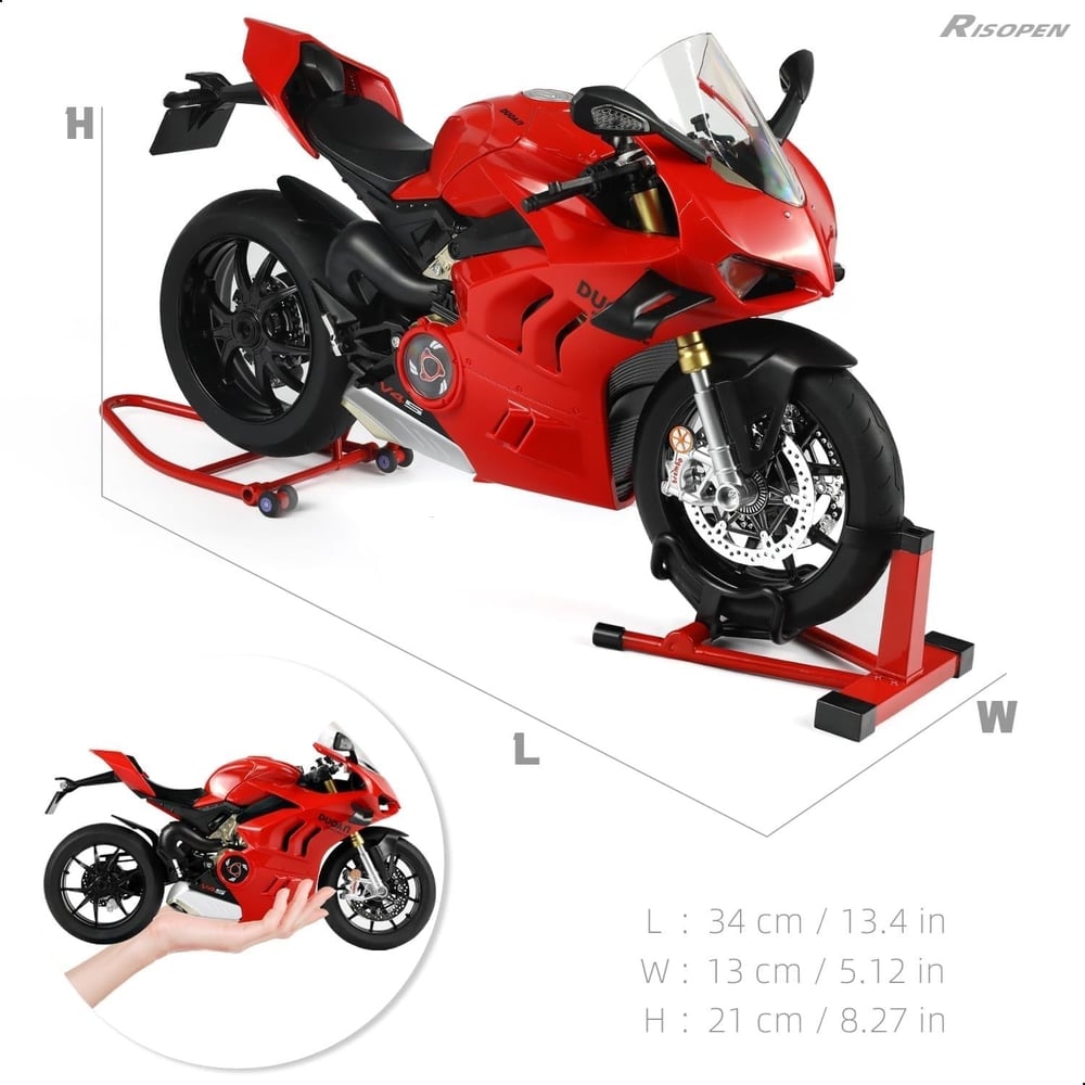 1:6 Ducati Panigale V4 Sp2 Için Motosiklet Modeli Motosiklet Modeli Moto Klasik Koleksiyon