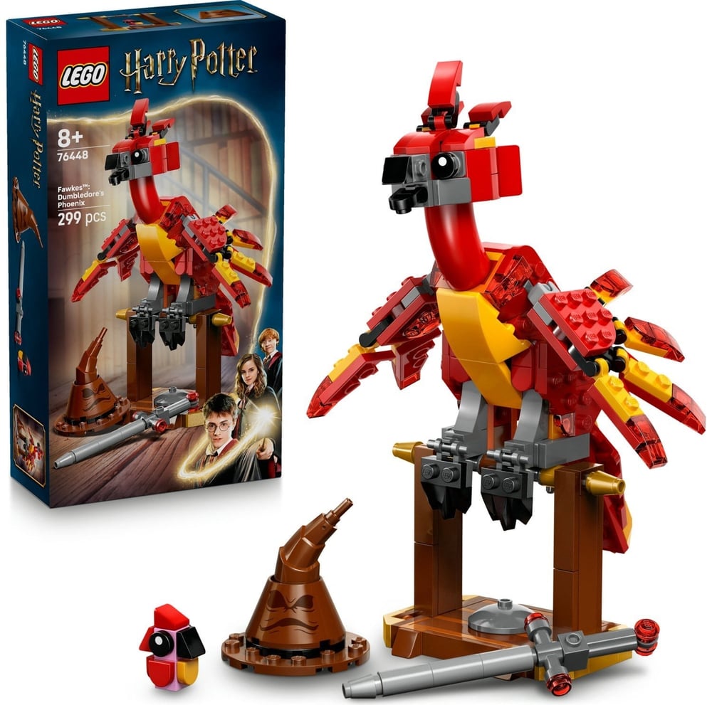 Harry Potter Fawkes: Dumbledore’un Anka Kuşu 76448  Çocuklar Için Hayvan Figürü Içeren Yapım Seti 