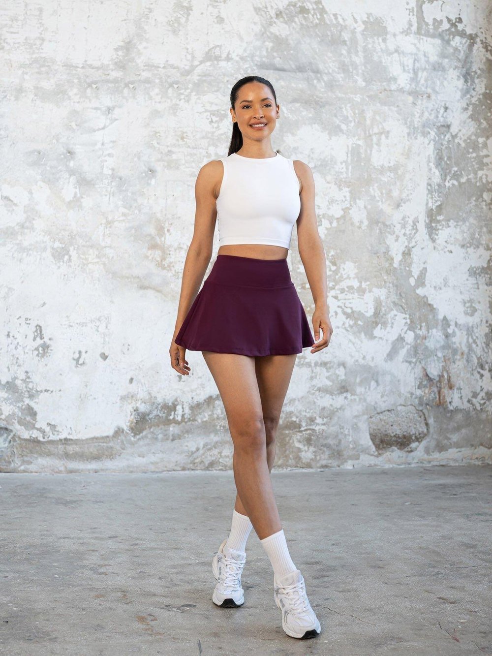 Tenıs Eteği Mürdüm Rengi 489