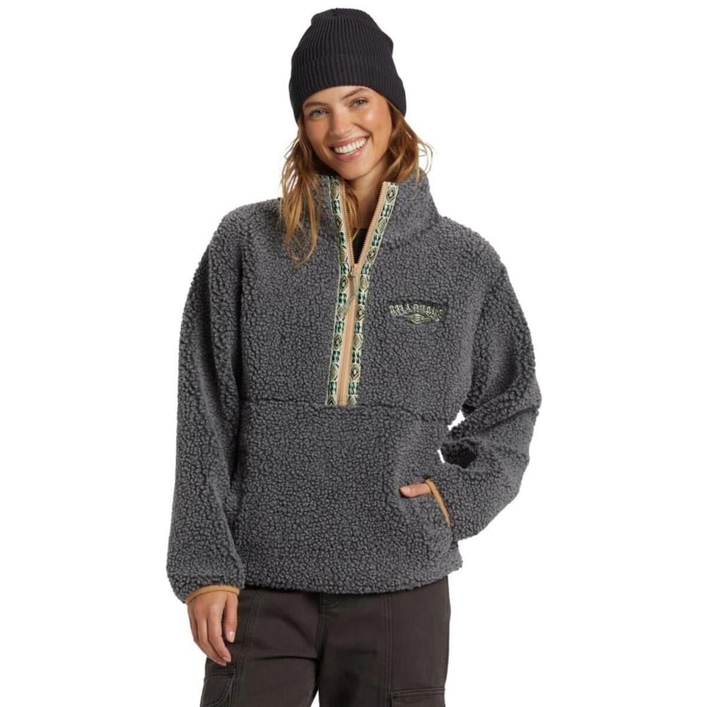 Billabong Horizon Mock Neck Half Zip Kadın Sweatshirt - ABJFT00453