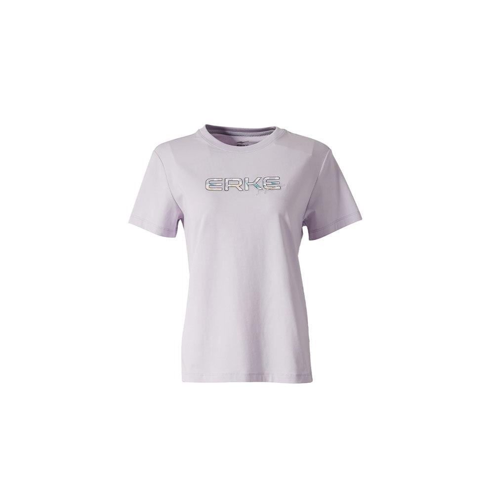 Erke Kadın Kadın Bisiklet Yaka T-Shirt