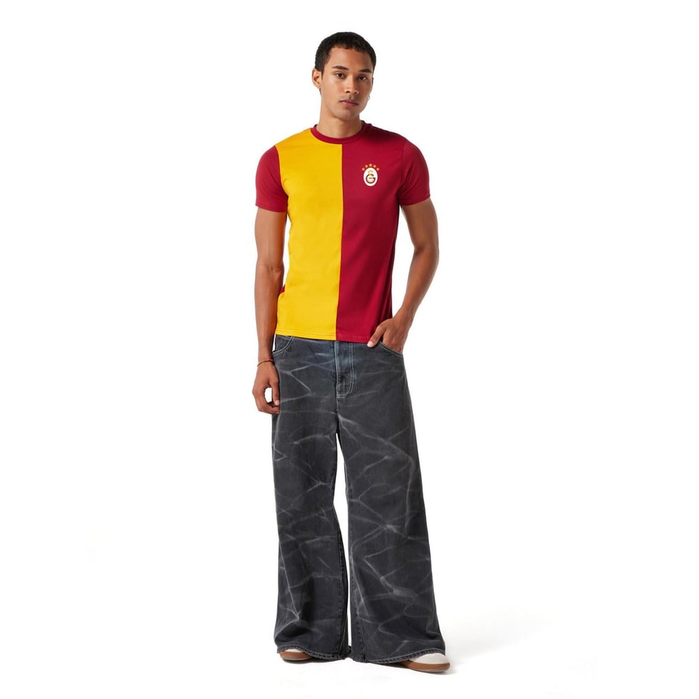 Galatasaray Parçalı 5 Yıldız T-Shirt - E251354