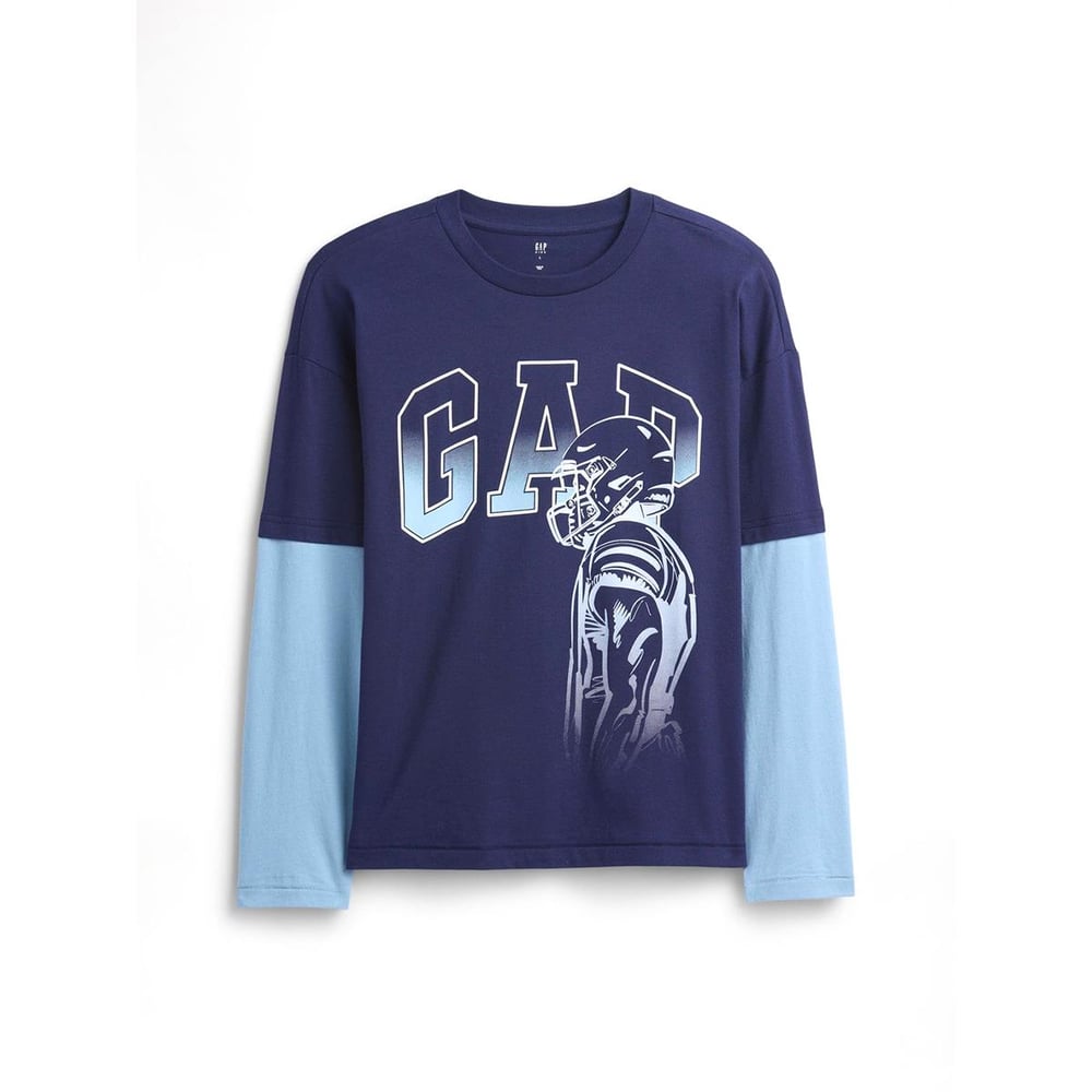 Gap Erkek Çocuk Relaxed Grafik Baskılı T-Shirt
