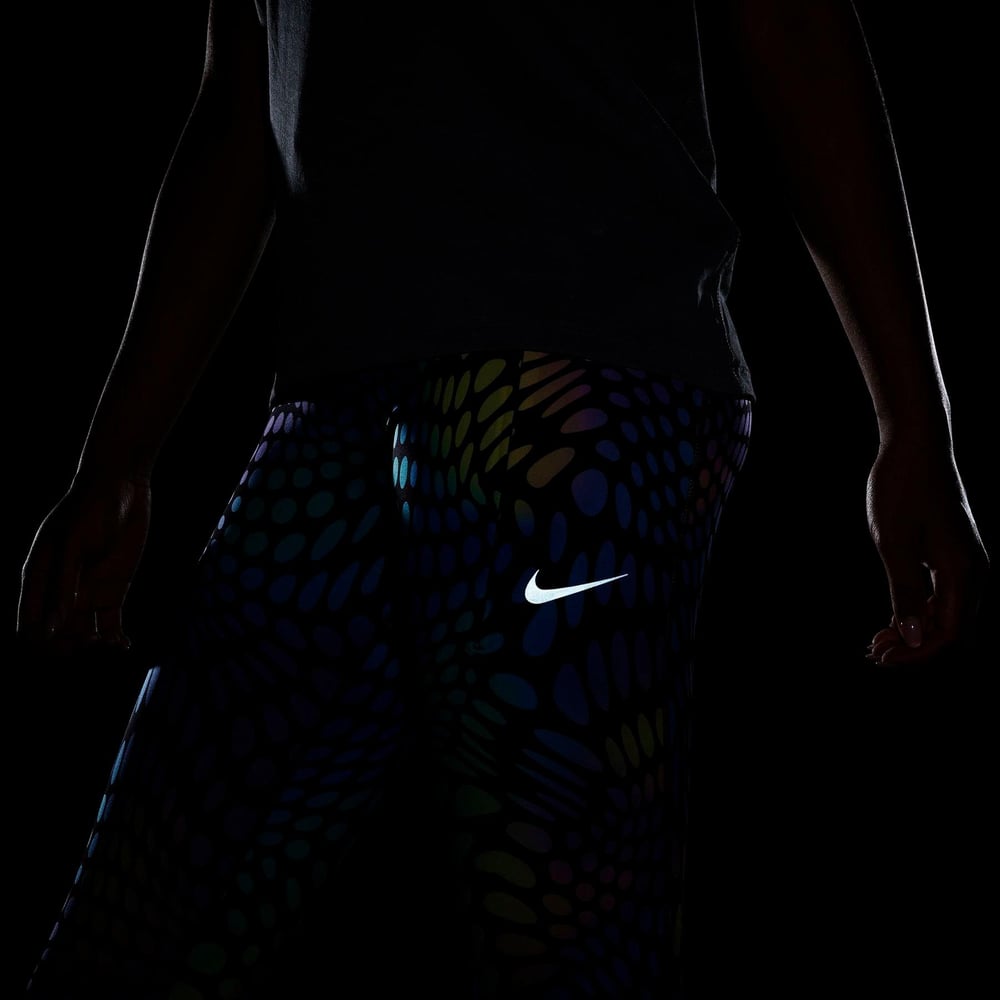Nike Dri-Fit Run Division Printed Mid-Rise Kadın Koşu Taytı - DM7555