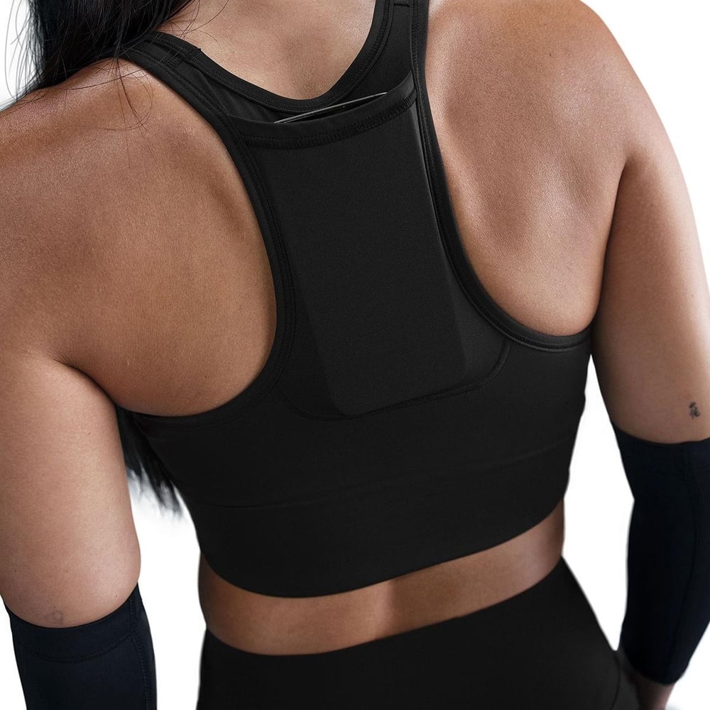 Nike Swoosh Pocket Uzun Spor Sütyeni - HF5360